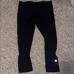 Lululemon Cropped Black Leggings